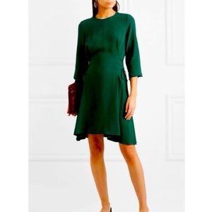 Theory Kensington Green Dress Size 4